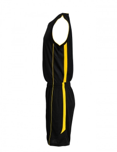 4er Satz PEAK Herren Trikotsets schwarz/gelb